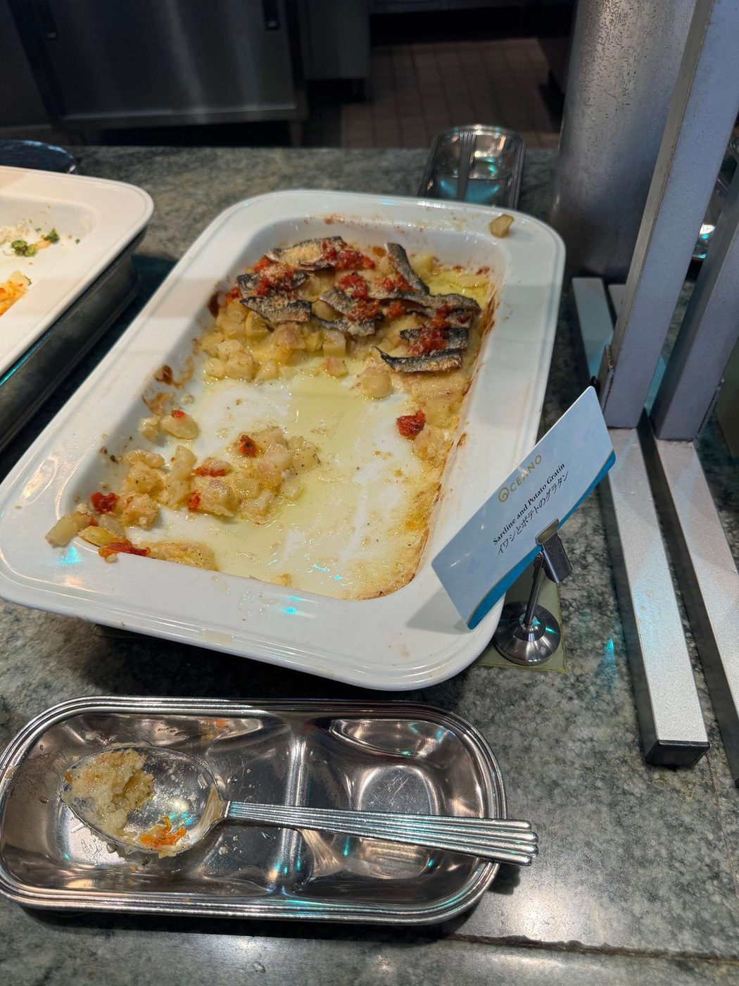 イワシとポテトのグラタン