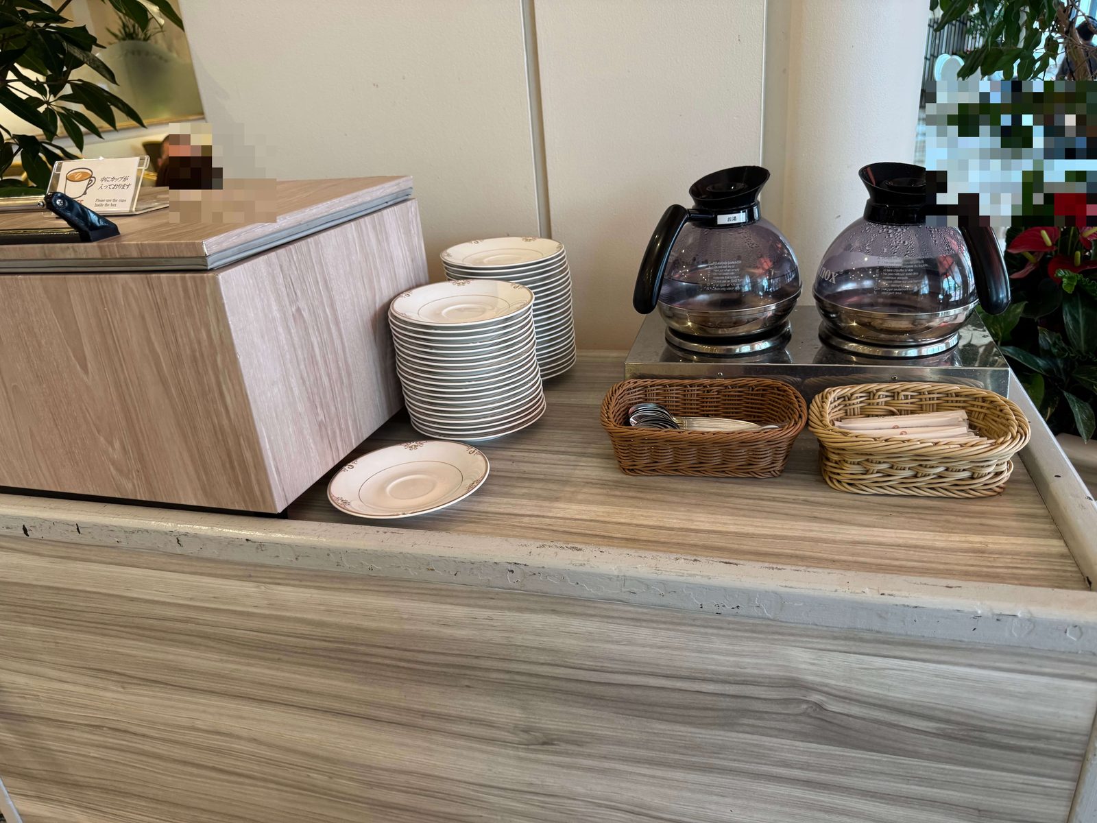 ホットコーヒーのポット
