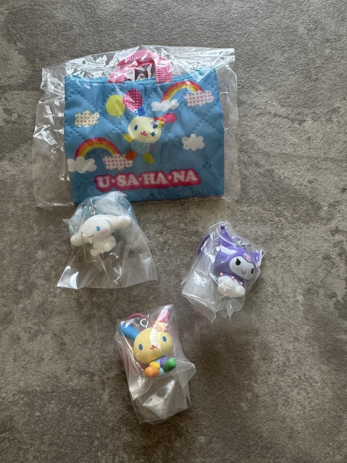 ららぽーと堺のガチャガチャで当たったサンリオのグッズ